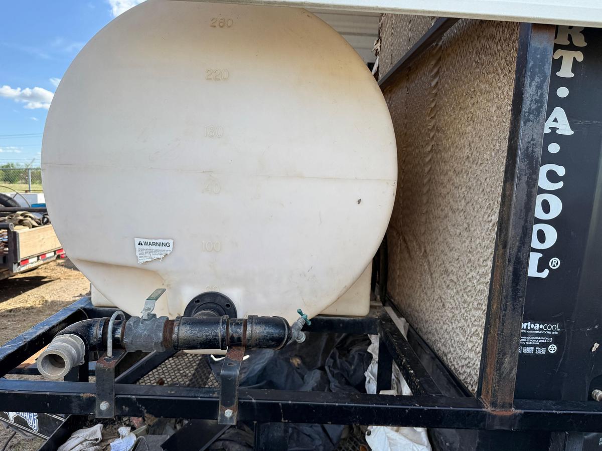 Used 16’ X 77” T/A PORT-A-COOL COOL DOWN TRAILER