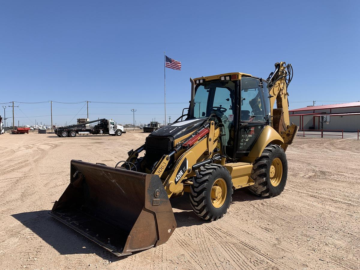 Used 2008 CATERPILLAR 420E EXTANDAHOE BACKHOE LOADER