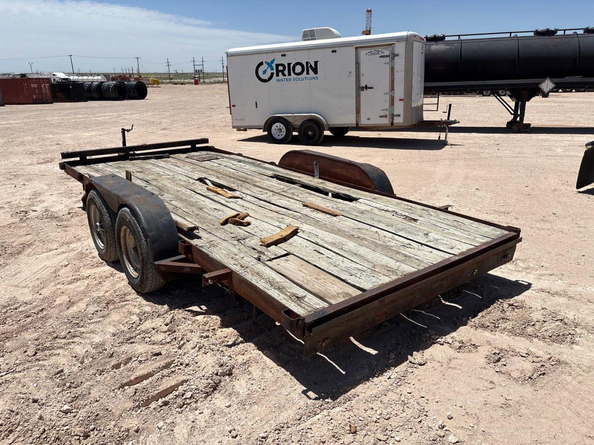 Used SHOPBUILT 16’ x 7’ T/A BUMPER PULL UTILITY TRAILER