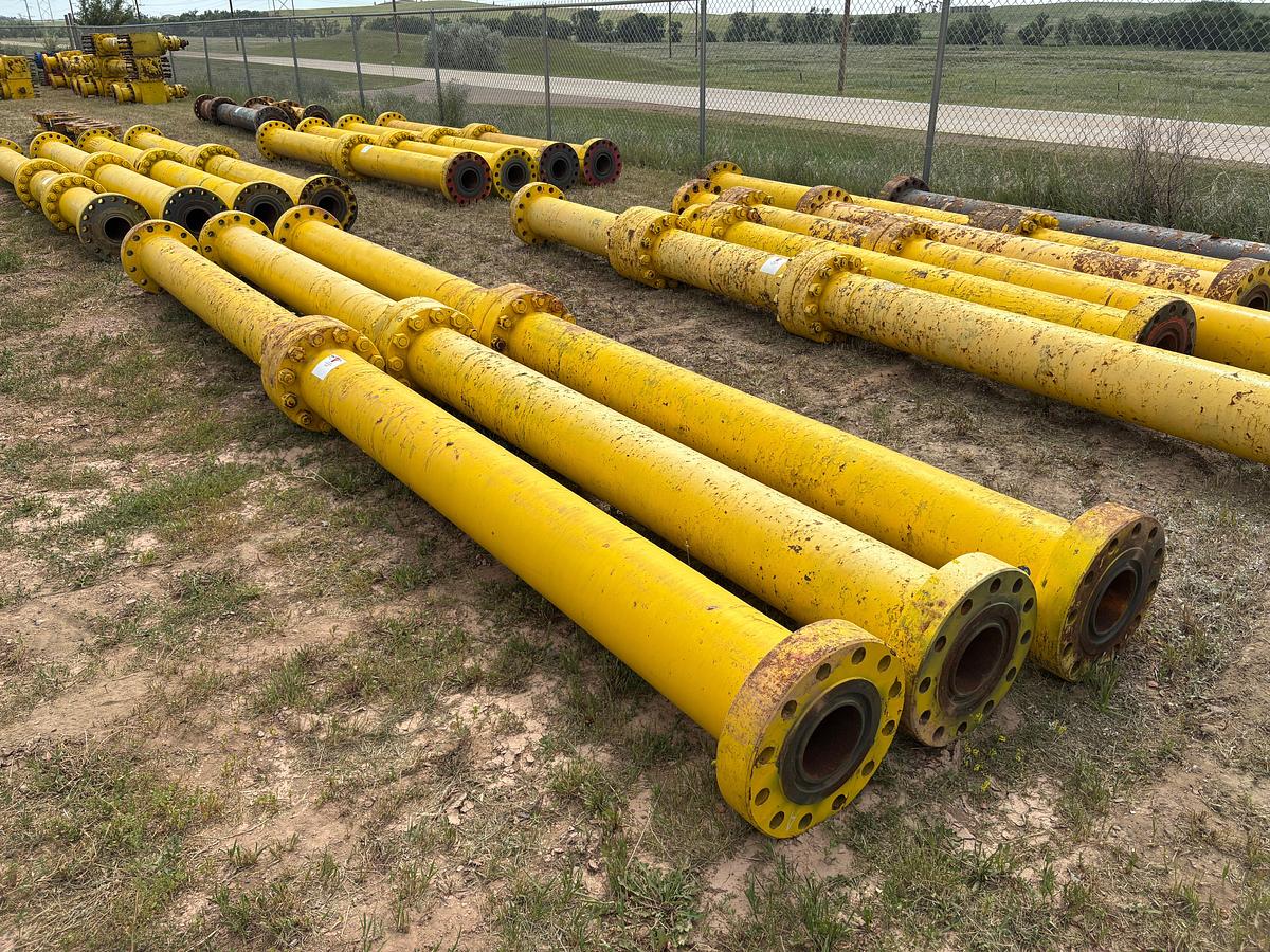 Used (6) 7-1/16” x 10’ 10k spacer spools