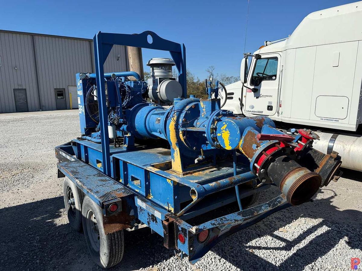 Used GODWIN HL225M 10X8 CENTRIFUGAL PUMP P/B CATERPILLAR C9 300 HP TOWABLE PUMP