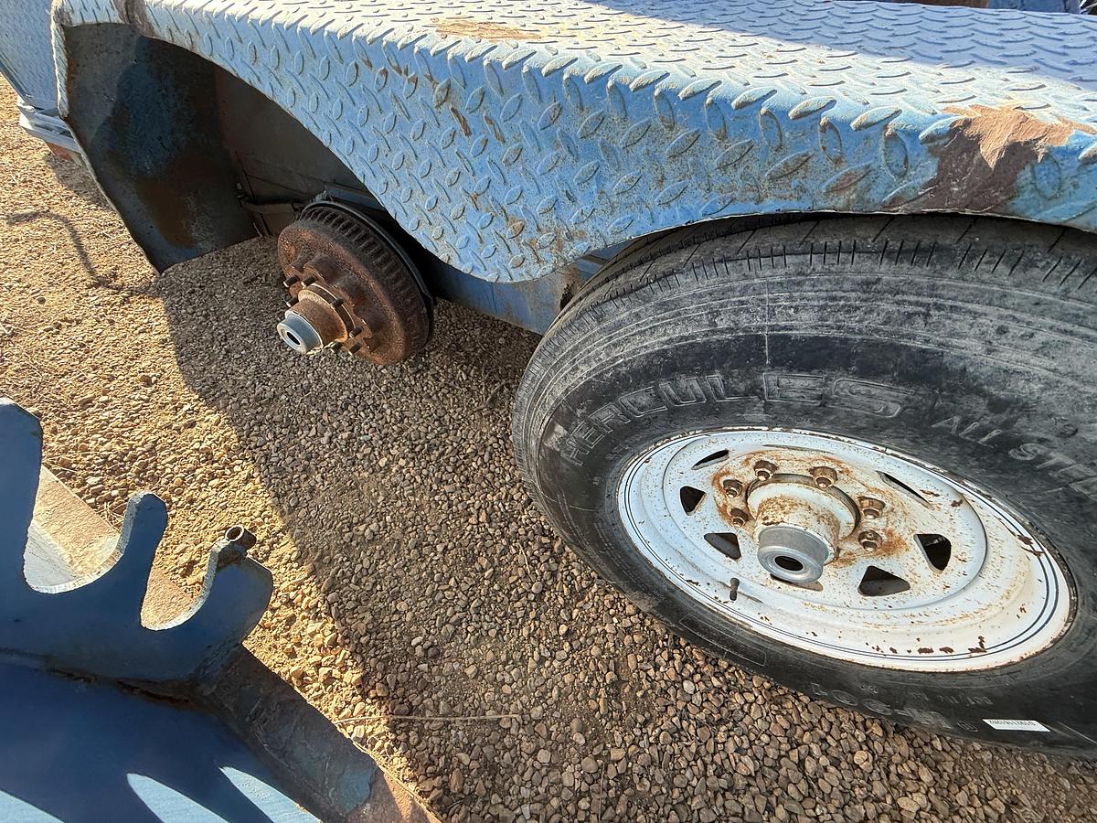 Used 2002 SHOP MADE 12’ T/A 4-STATION BUMPER PULL ACCUMULATOR TRAILER