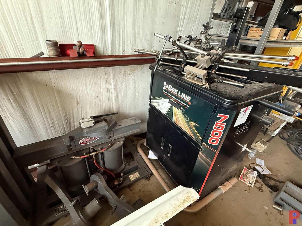 Used BEE LINE 7500 ALIGNMENT MACHINE PKG.