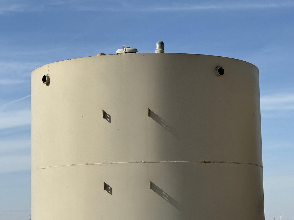 Used 2006 CRALL PRODUCTS 12’ DIA X 15’ H 300 BBL CRUDE OIL STORAGE TANK