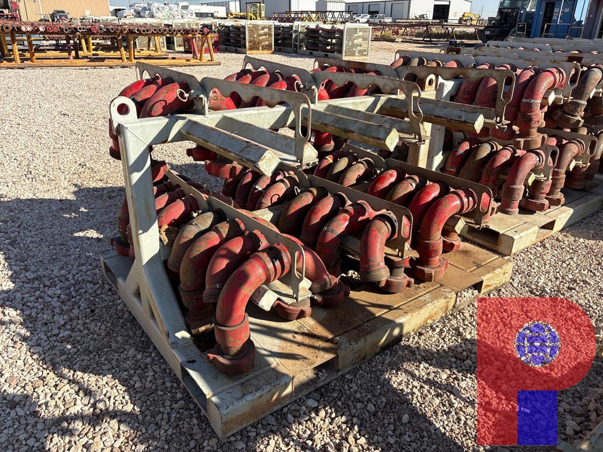 Used (35X$) 3” 1502 CHIKSANS W/ TRANSPORT RACK