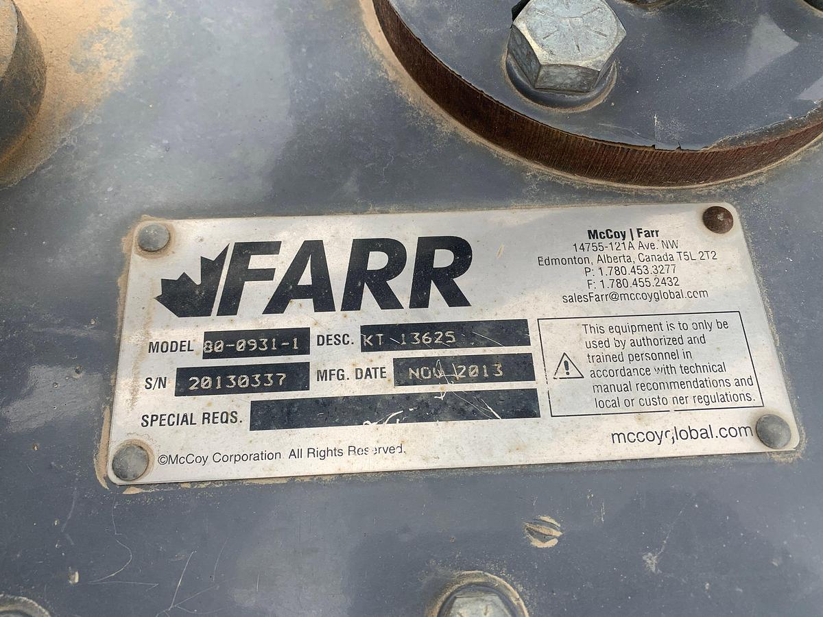 Used 2013 McCoy / Farr KT-13625 Hyd. Casing Tong & Power Unit