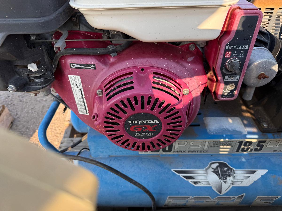 Used (2) GAS POWERED AIR COMPRESSORS