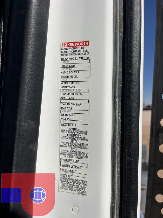 Used 2024 KENWORTH T880 T/A DAY CAB TRUCK TRACTOR
