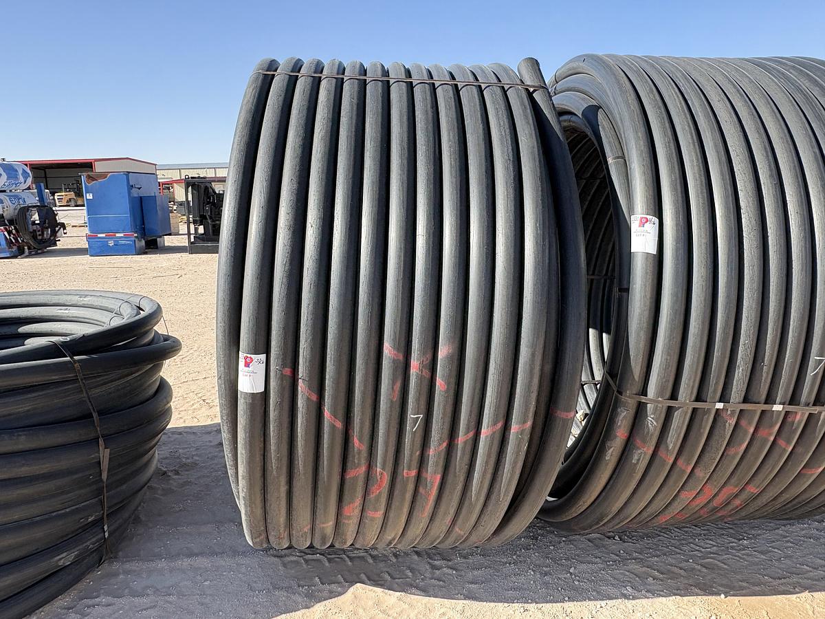 Used 1,000 FOOT ROLL OF 3” IPS DR9 POLY PIPE
