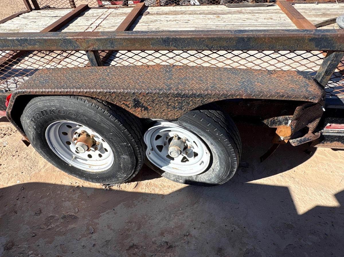 Used 2011 DIAMOND C 18’ X 6.5’ T/A BUMPER PULL UTILITY TRAILER