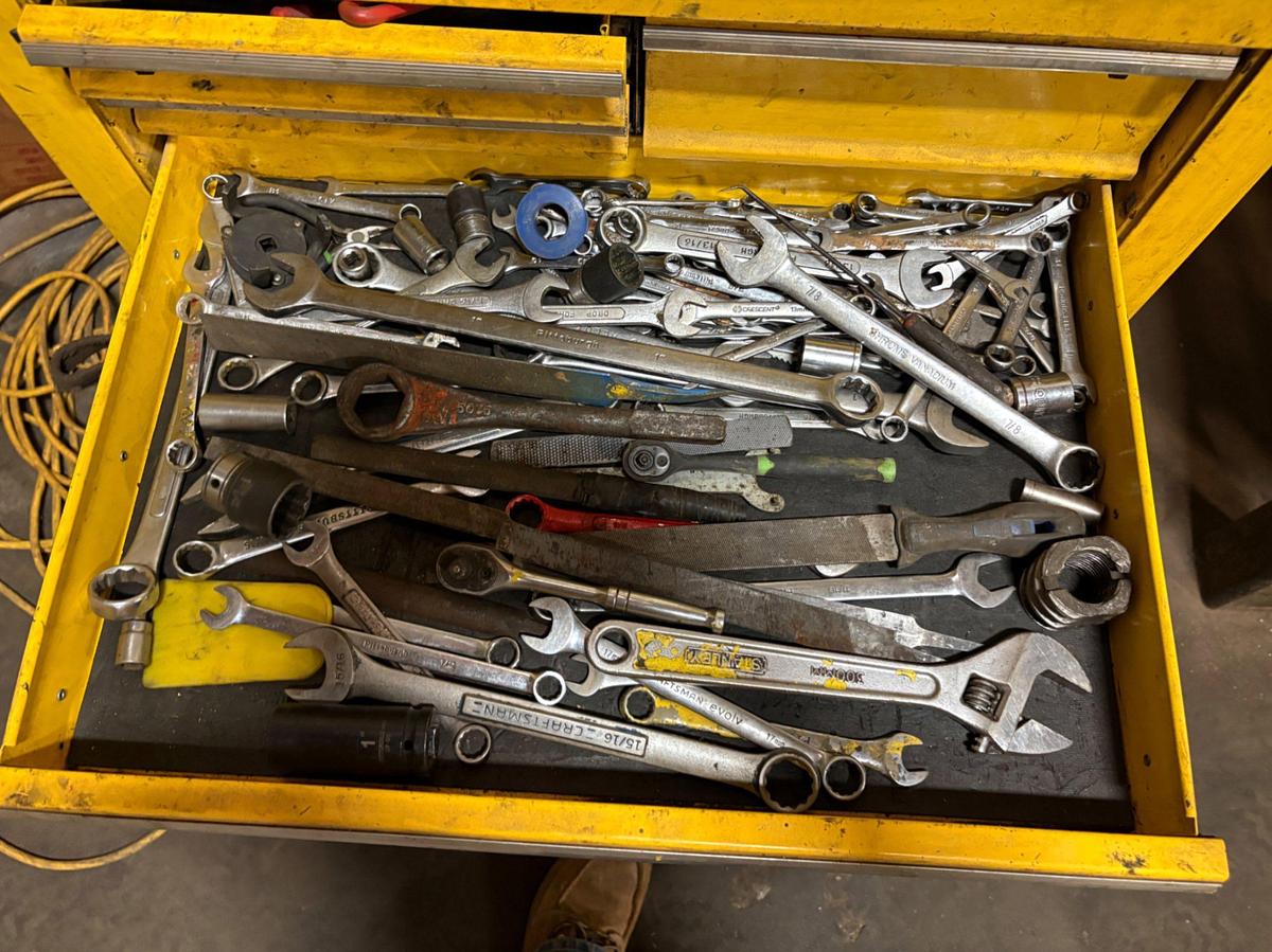 Used US GENERAL 5-DRAWER ROLLING TOOL BOX W/ CONTENTS
