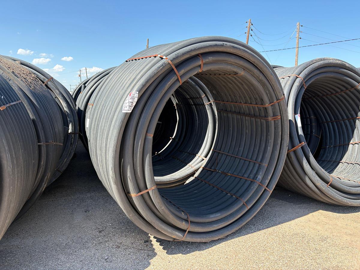 Used 1000’ ROLL OF USED 3” IPS POLY PIPE