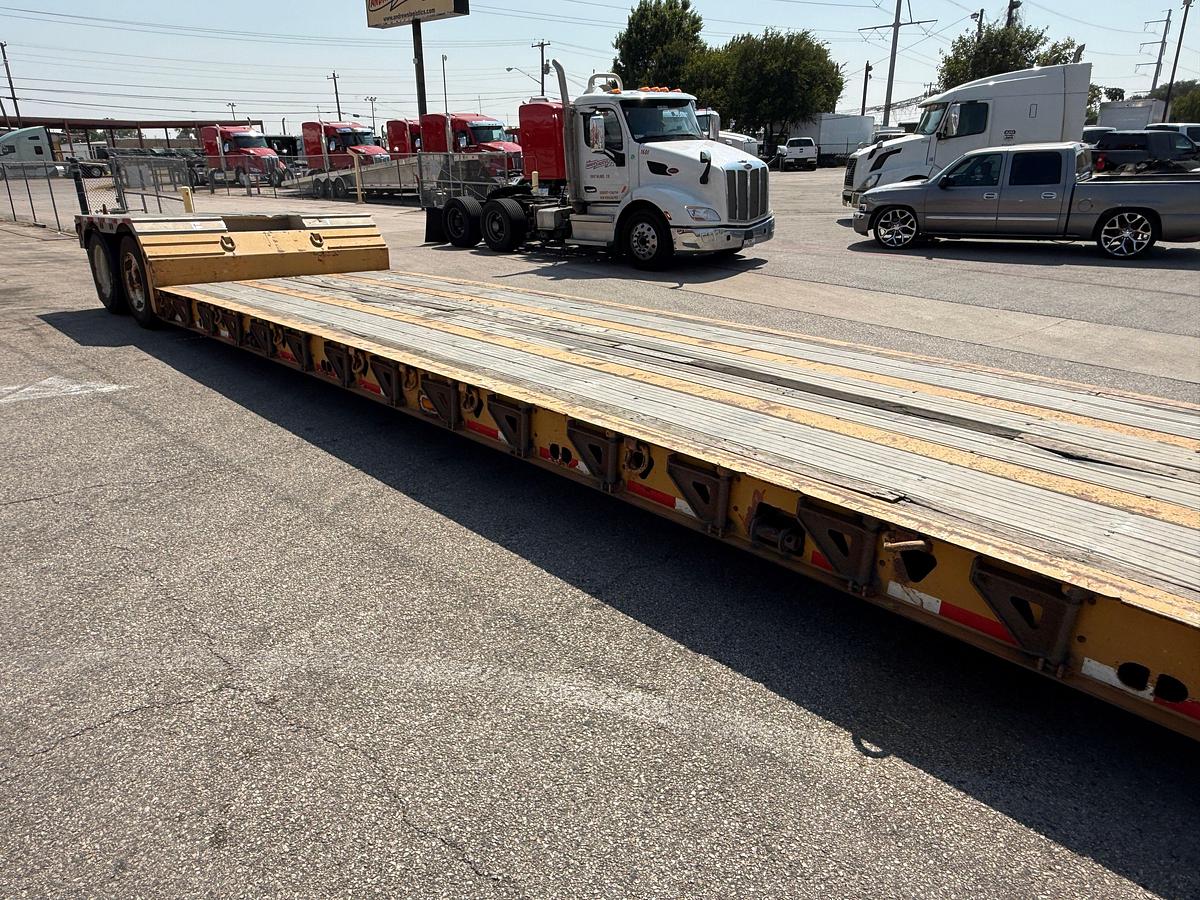 Used 2013 TRAIL KING TK54MG-482 T/A DBL DROP DECK RGN LOWBOY TRAILER