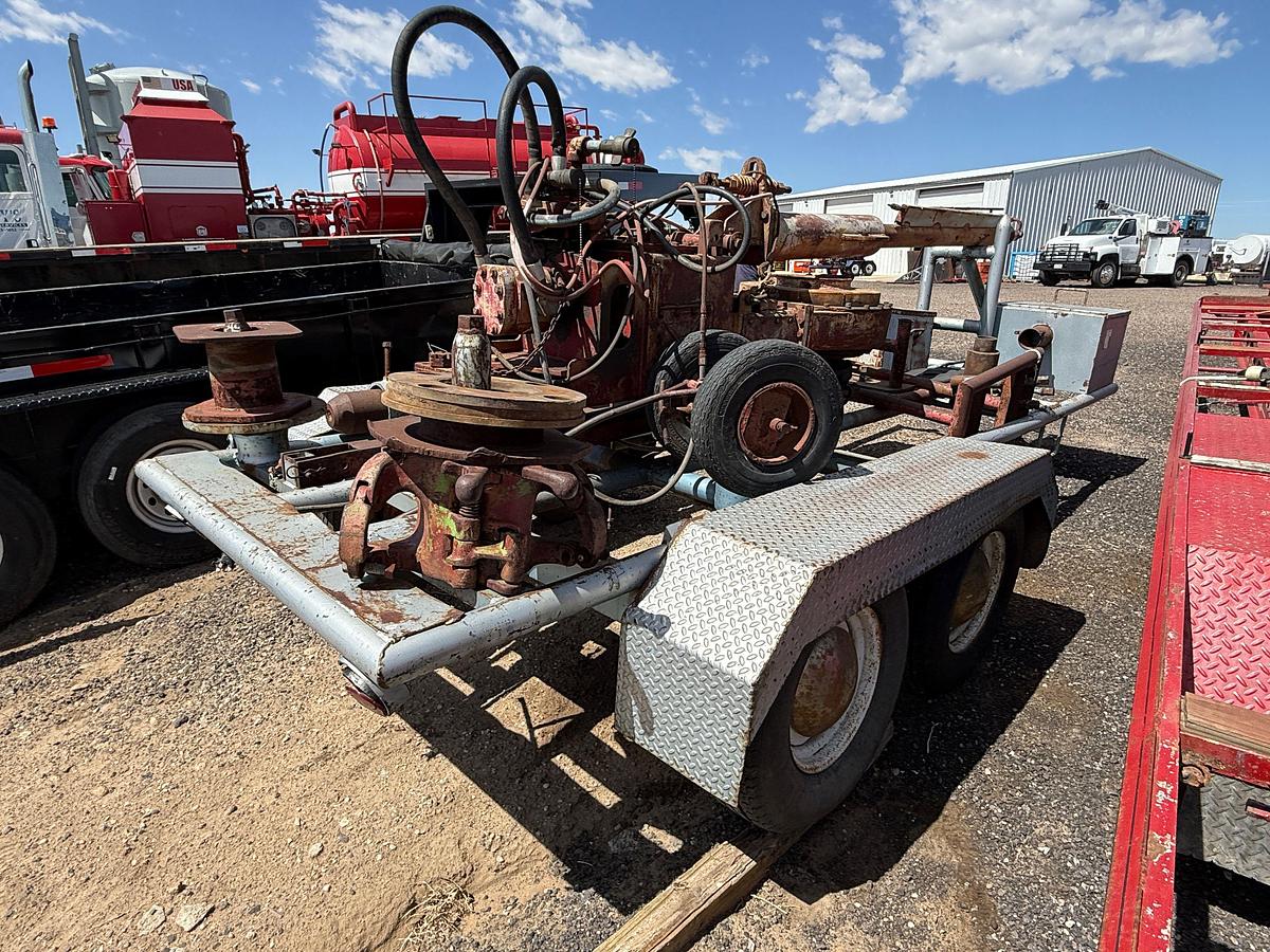 Used FOSTER 59 2-3/8” - 8-5/8” HYD POWER TONG W/ BACK-UP, TONG CYL, TRANSPORT TRAILER