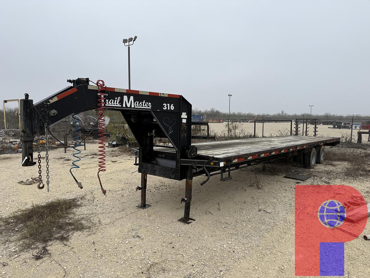 Used 2012 TRAIL MASTER 35’ X 102” FLEX T/A DUAL WHL GOOSENECK TRAILER