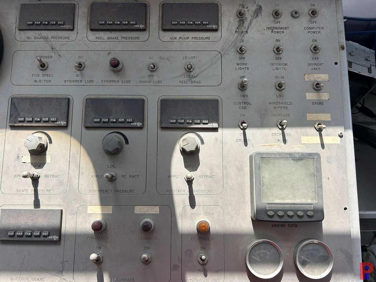 Used LEADER ENERGY COILED TUBING UNIT ON TRI AXLE TRAILER