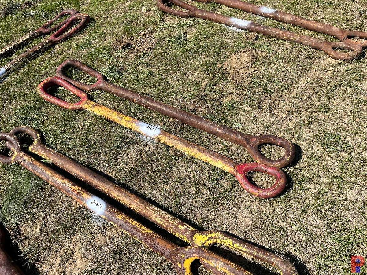 Used (2) 2” X 72” ELEVATOR LINKS