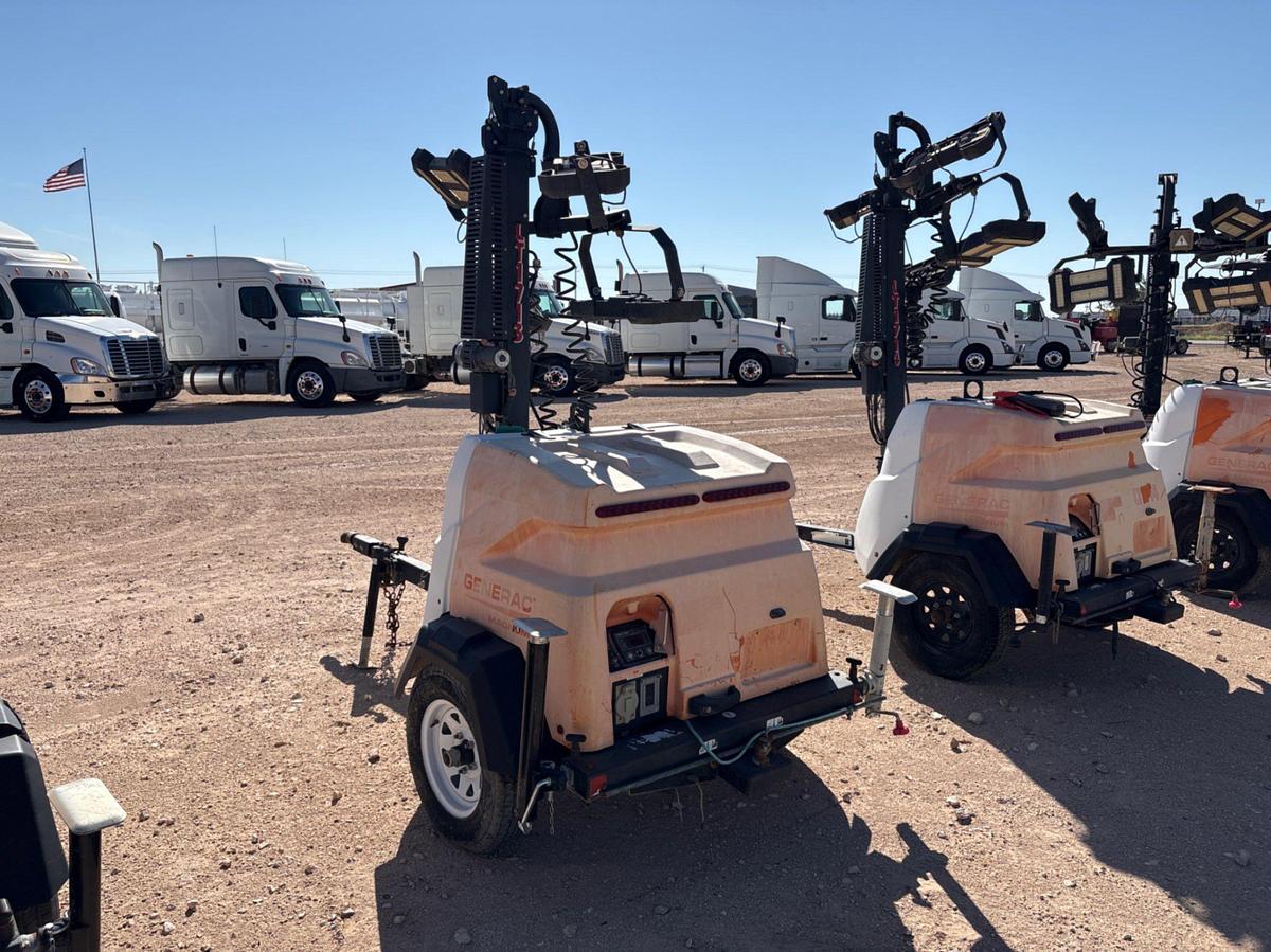 Used Generac MLT6SMDS 6KW S/A BUMPER PULL LIGHT TOWER