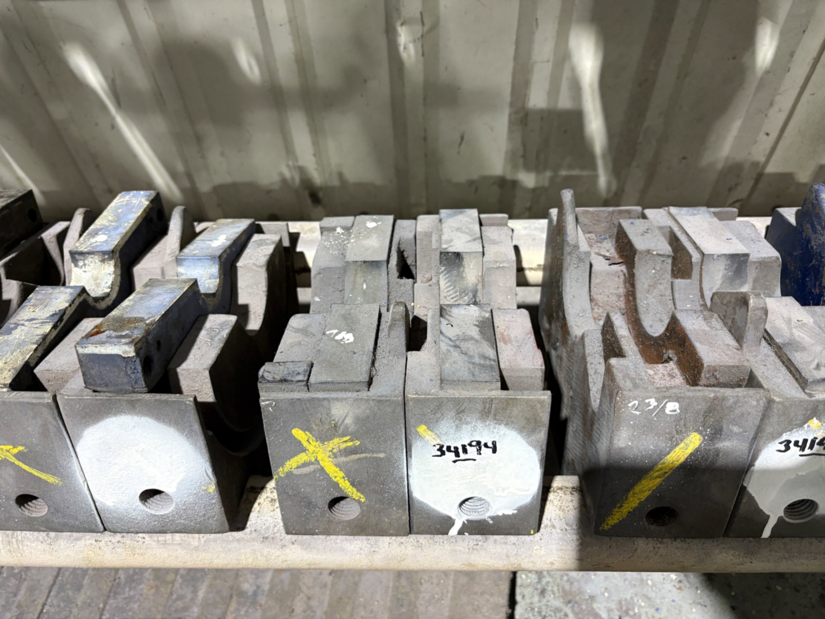 Used SET OF (2) 2-7/8” REEDY BOP PIPE RAMS