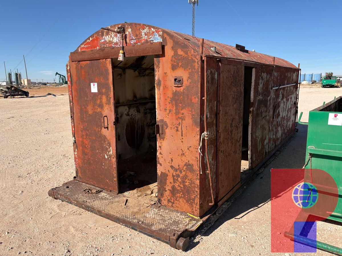 Used 23’ X 8’ SKIDDED DOGHOUSE/TOOL STORAGE BUILDING