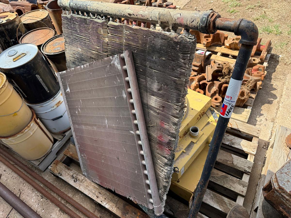 Used PALLET W/ OIL COOLER, (2) RADIATORs (1) 2’x2’ & (1) 2’ x3’