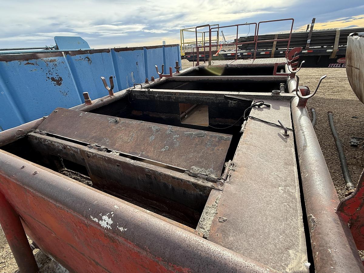 Used 20’L X 95”W X 4'H 2-COMP. REVERSE PIT