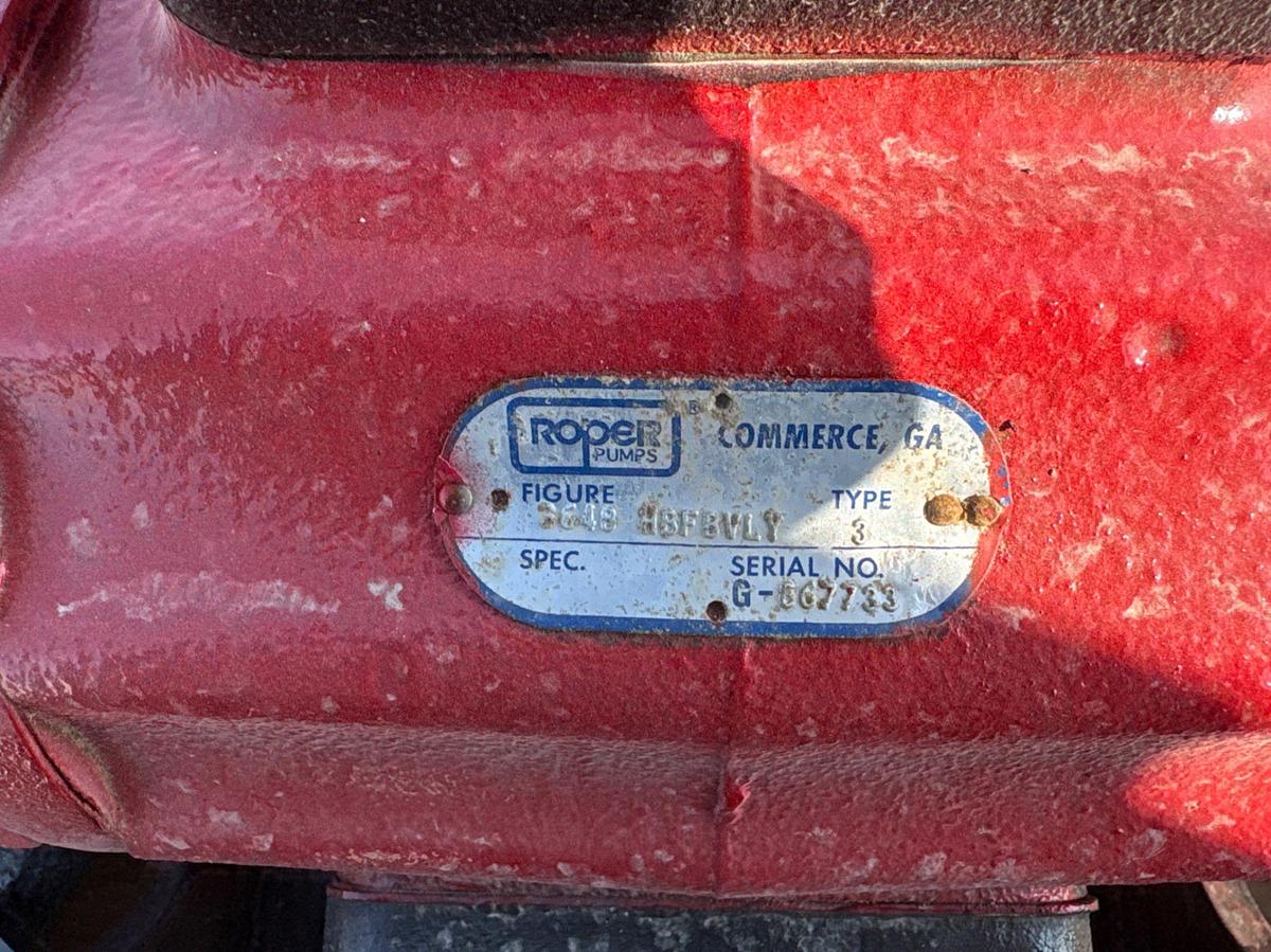 Used Roper 3648 type 3 gear pump