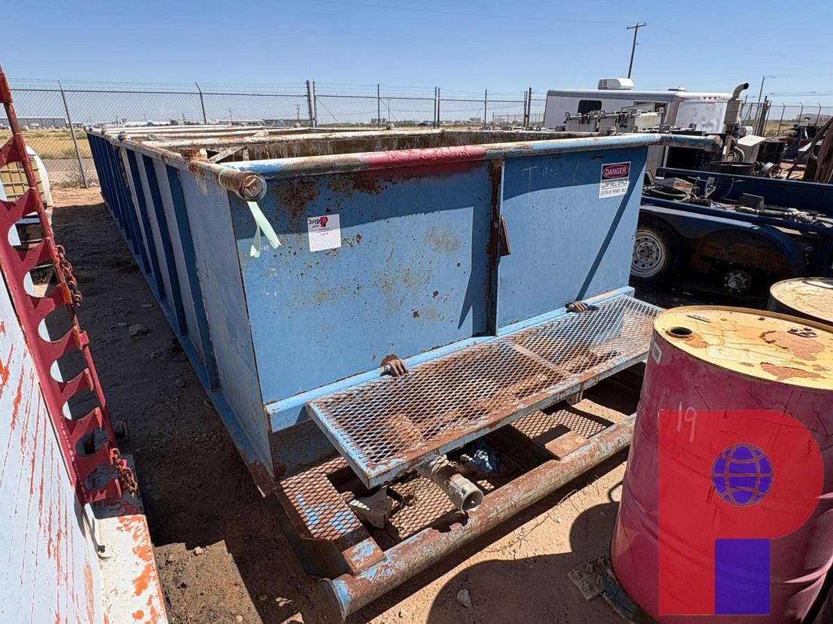 Used 38’ X 8’ X 4’ OPEN TOP FLUID TANK