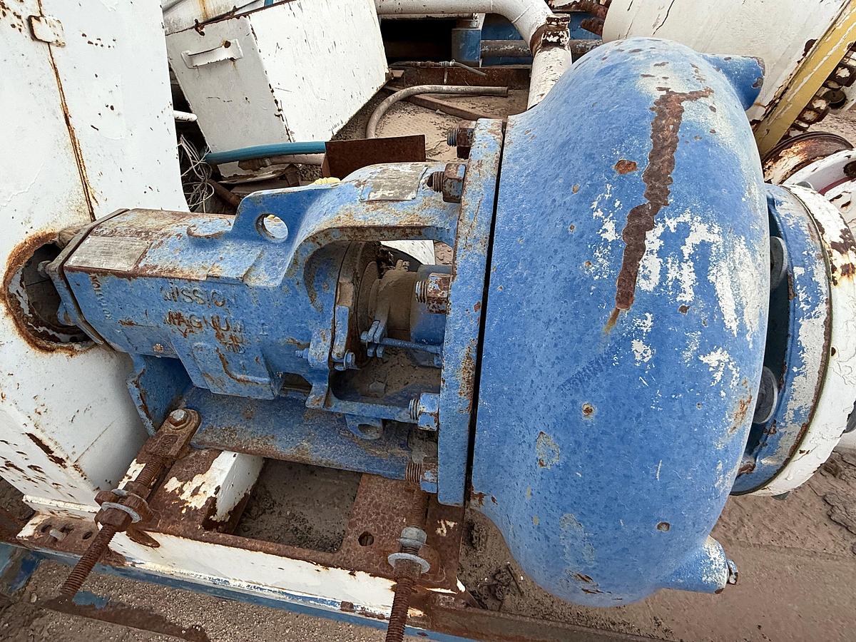 Used 2011 GARDNER DENVER PZ11 TRIPLEX DRILLING MUD PUMP P/B CATERPILLAR 3512, SKIDDED