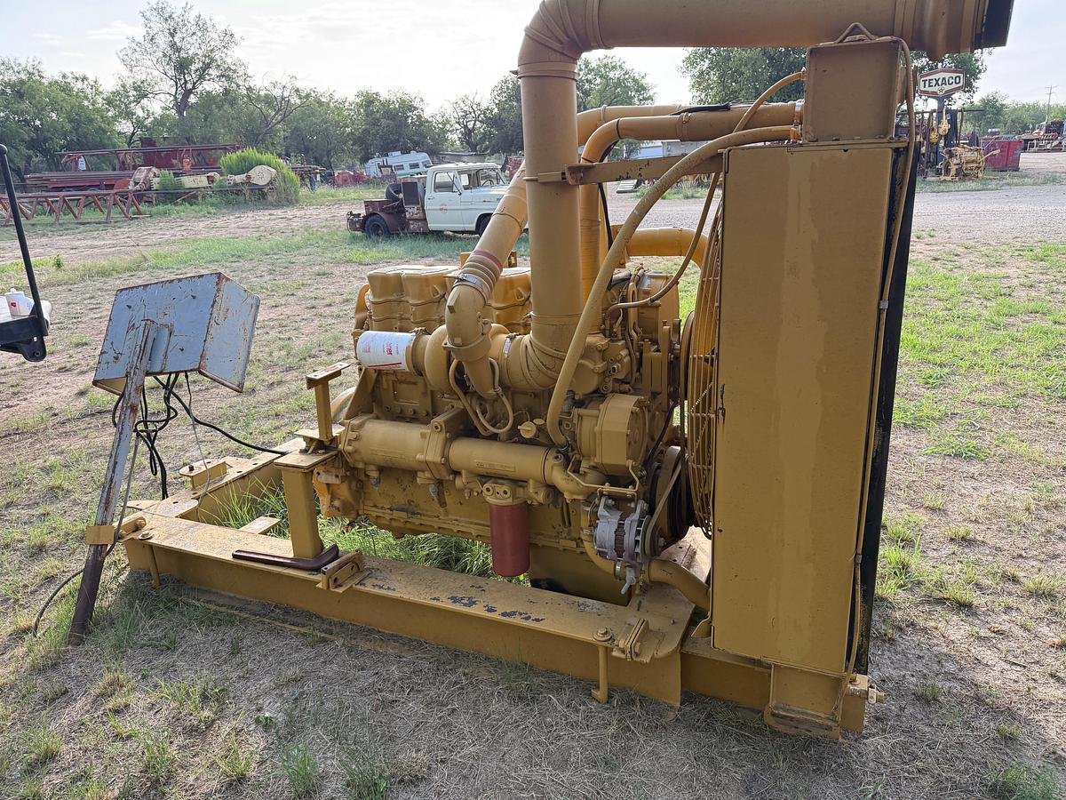 Used CATERPILLAR C15 W/ CHARGE AIR COOLER / RADIATOR, SKIDDED