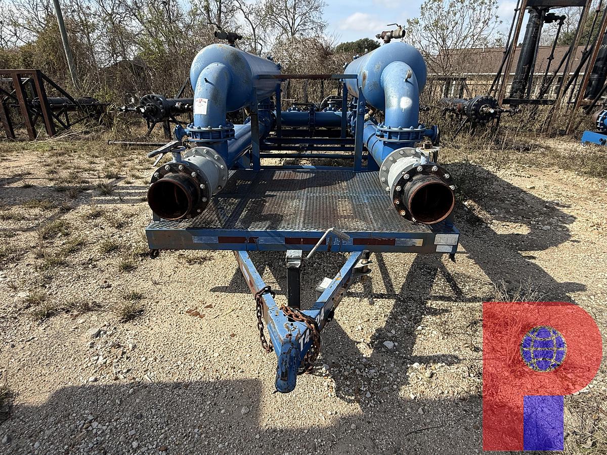 Used 2018 BAR H WELD 16’ T/A DUAL FILETR POD WATER TRANSFER TRAILER