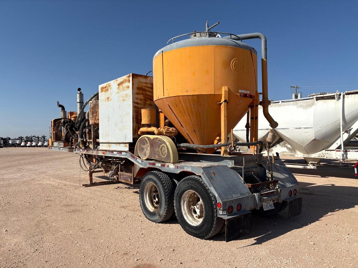 Used National Oilwell P17 T/A cement pump trailer