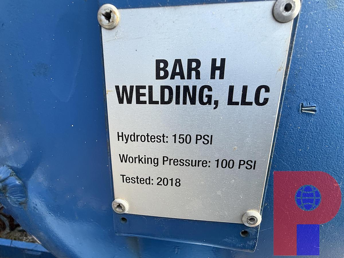 Used 2018 BAR H WELD 16’ T/A DUAL FILETR POD WATER TRANSFER TRAILER