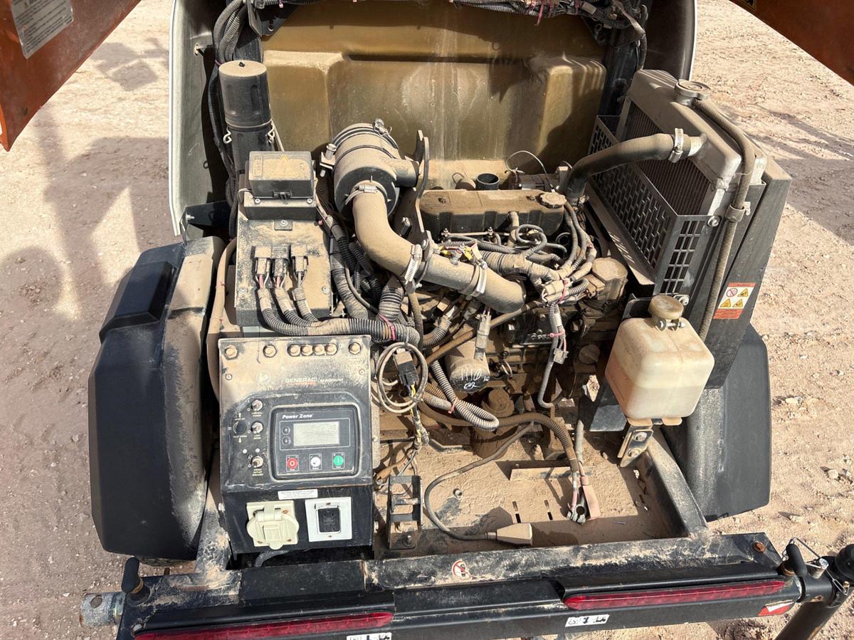 Used 2018 GENERAC MLT6SMD 6KW S/A BUMPER PULL LED LIGHT TOWER