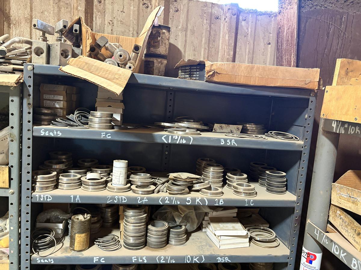 Used Lot of assorted frac valve parts