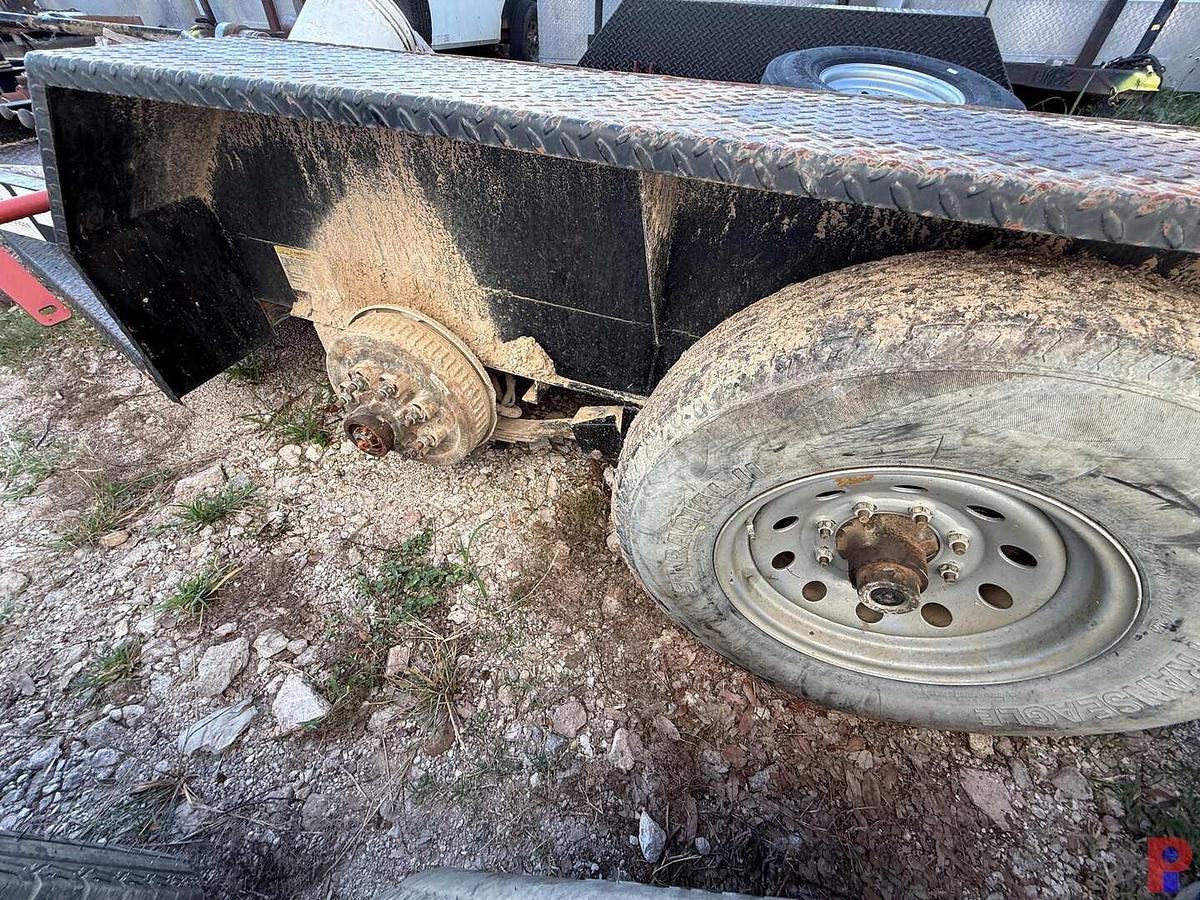 Used 2018 AMERITRAIL 14’ T/A STEEL BED BUMPER PULL TRAILER