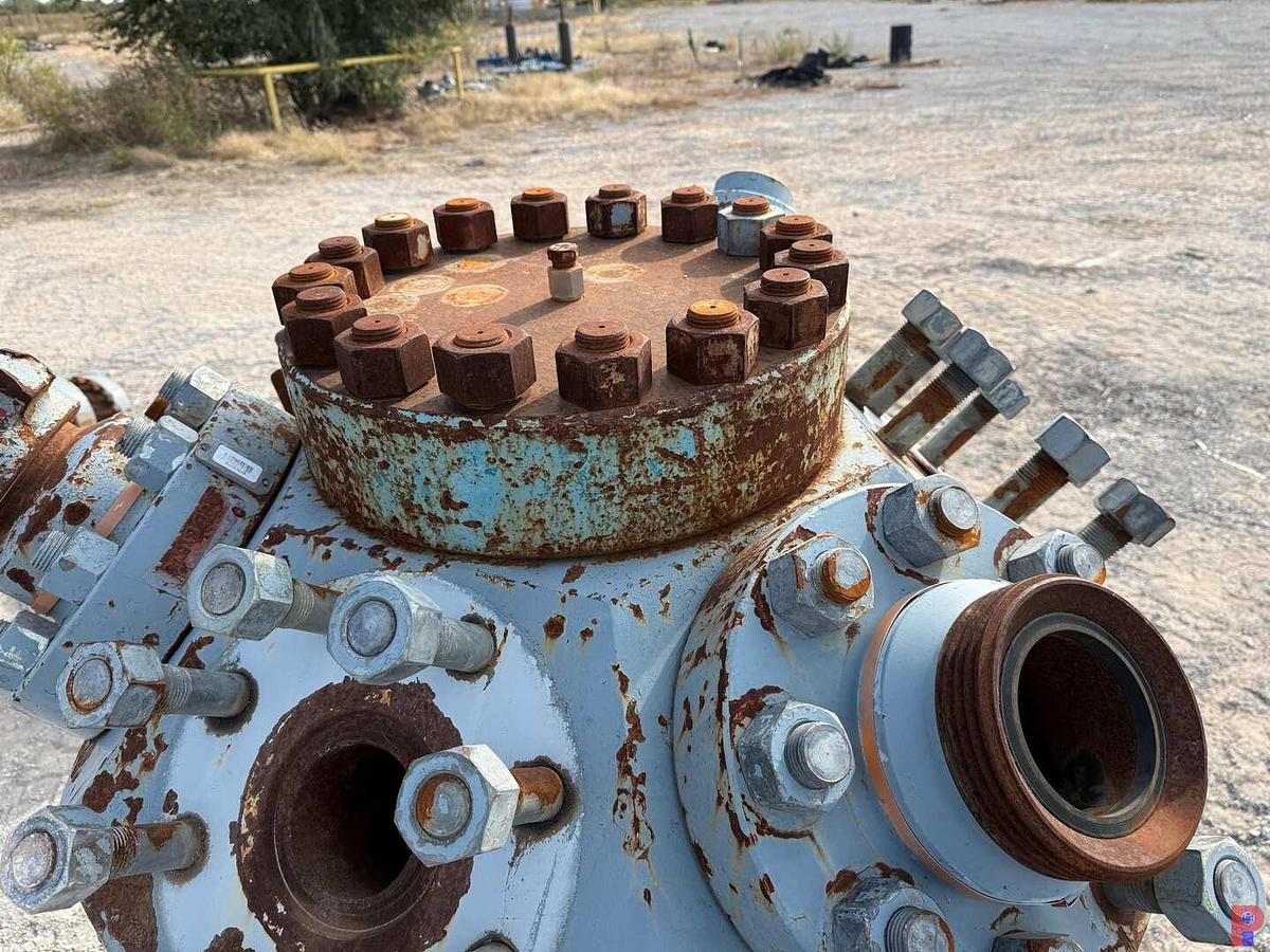 Used (2 X $) 7-1/16” 15K WP HYDRAULIC FRAC VALVES W/ 6-PORT 4-1/16” GOAT HEAD