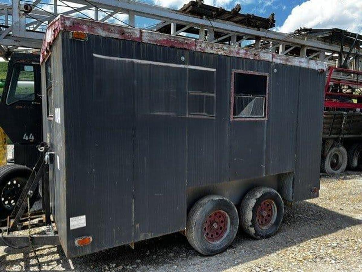 Used 12' X 7' T/A DOGHOUSE BP TRAILER