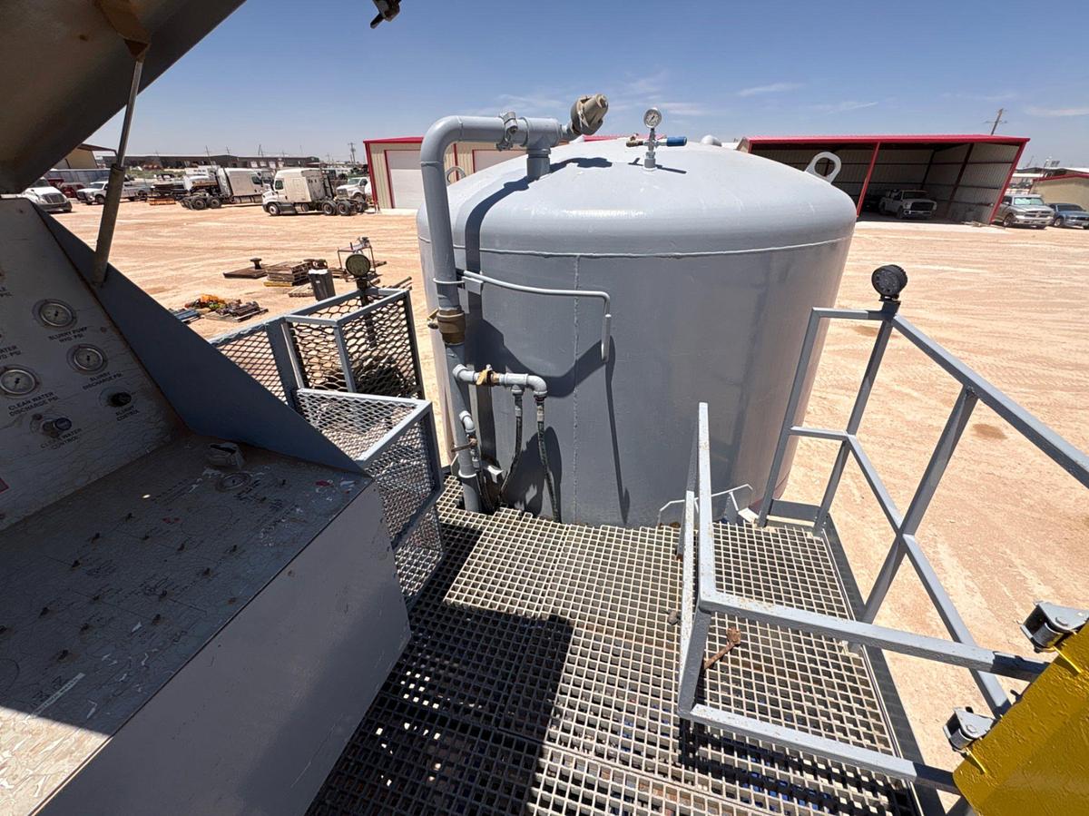 Used Serva t/a cement batch mixing trailer
