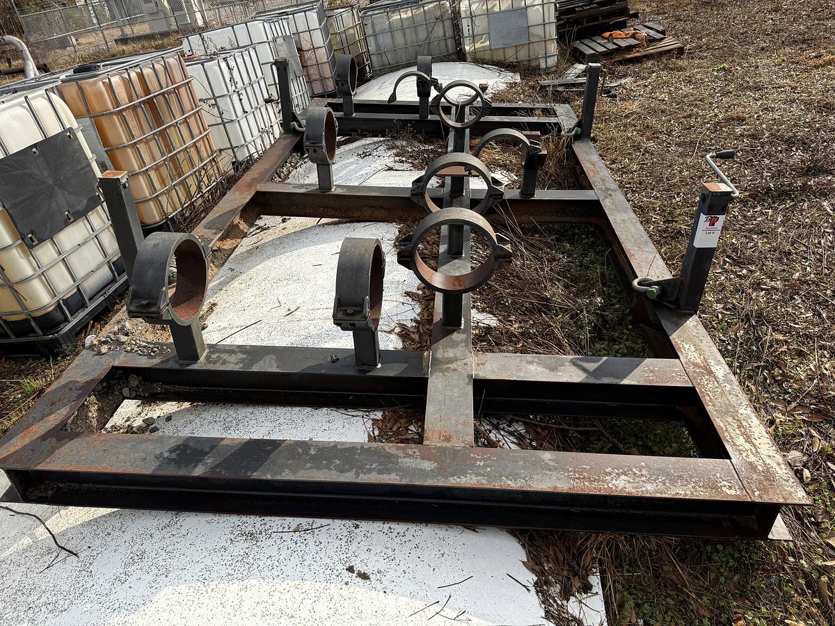 Used 14.6’ X 7.6’ MANIFOLD SKID W/ 10-3/4” WELD ON CLAMPS & (4) JACKS