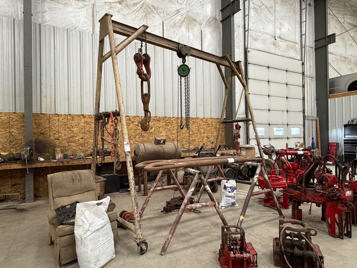 Used Jet 2 Ton Rolling A Frame Hoist