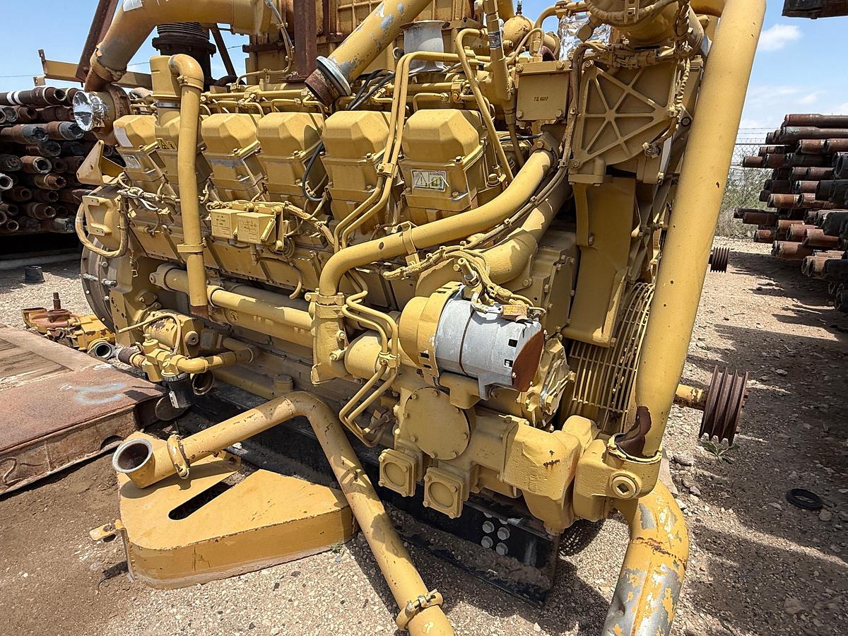 Used CATERPILLAR 3512 DRILLING MUD PUMP DIESEL ENGINE