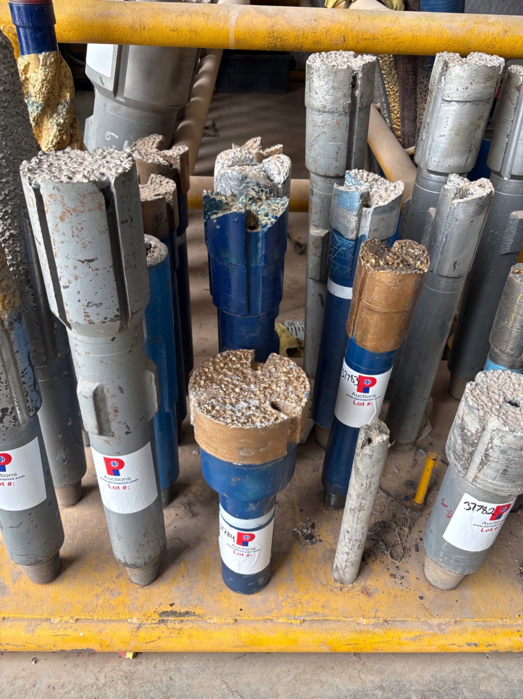 Used (4x$) assorted concave & bladed mills, 3-3/4” to 6-3/4”OD