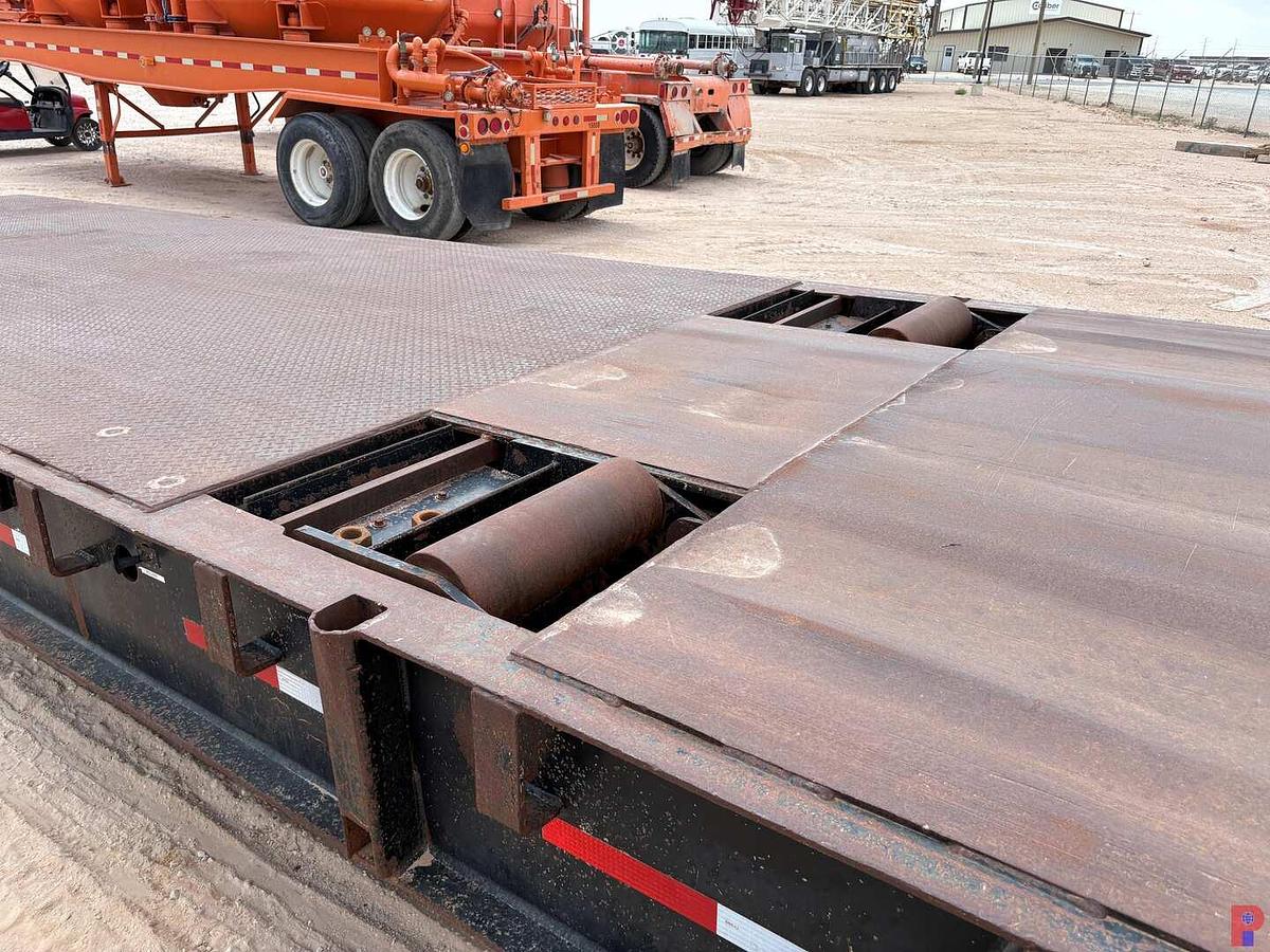 Used 2008 NEVI 43’ X 8’, ,LOWBOY TRAILER, 4 AXLES W/ROLLING TAIL BOARD