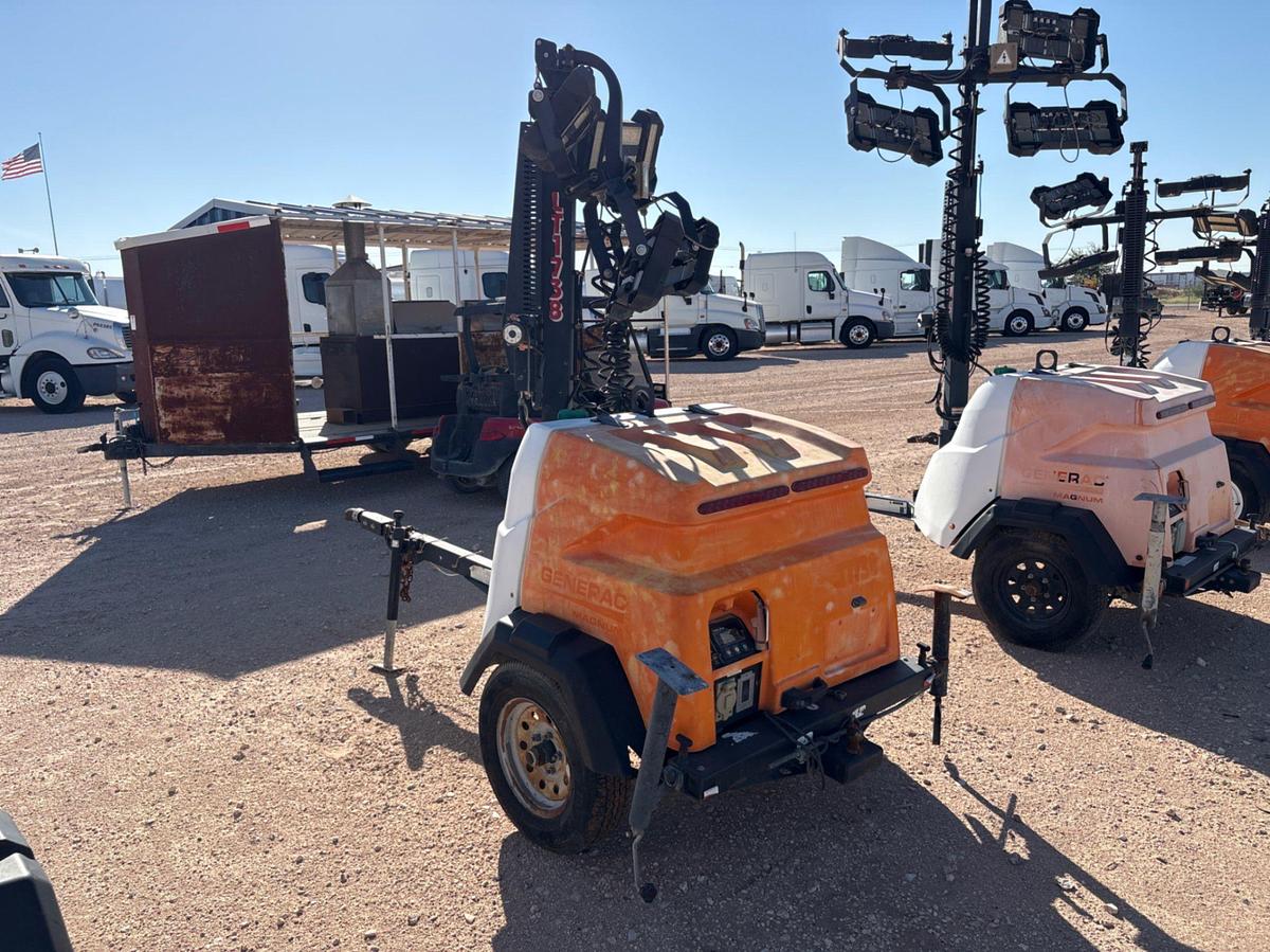Used 2017 GENERAC MOBILE PRODUCTS MLT6SMDS 6KW S/A BUMPER PULL LIGHT TOWER
