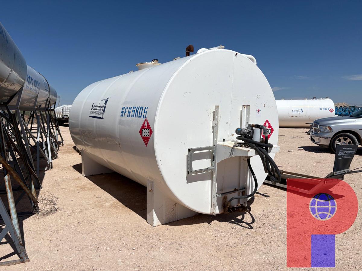 Used SENTINEL 15’ X 8’ 5,000 GALLON FUEL TANK