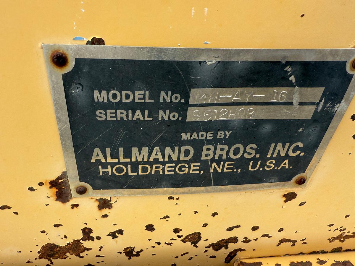 Used ALLMAND BROS MAXI-HEAT MODEL MH-AY-16 TOWABLE HEATER