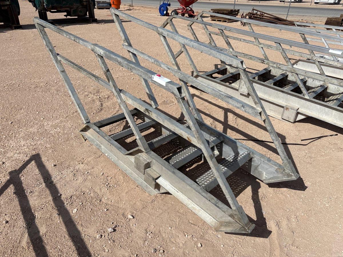 Used 8’ extendable aluminum rig ladder