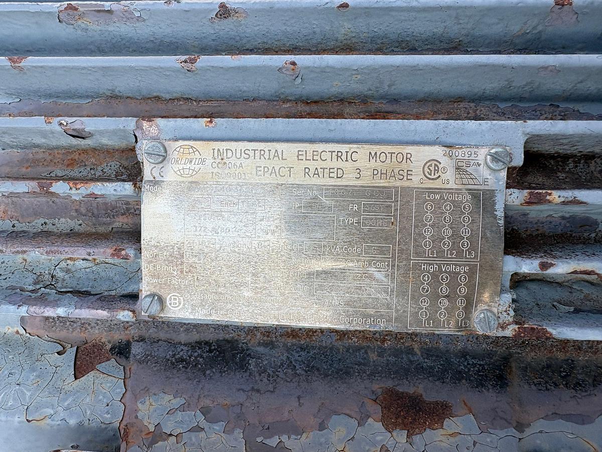 Used Siemens ELMO-F skidded vacuum pump unit