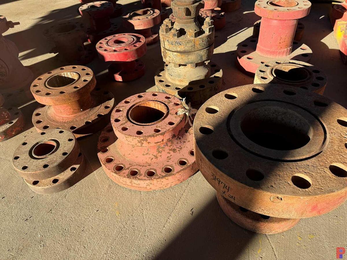 Used FLOOR SECTION OF (24) 2” - 11-1/2” WELL HEAD ADAPTER SPOOLS